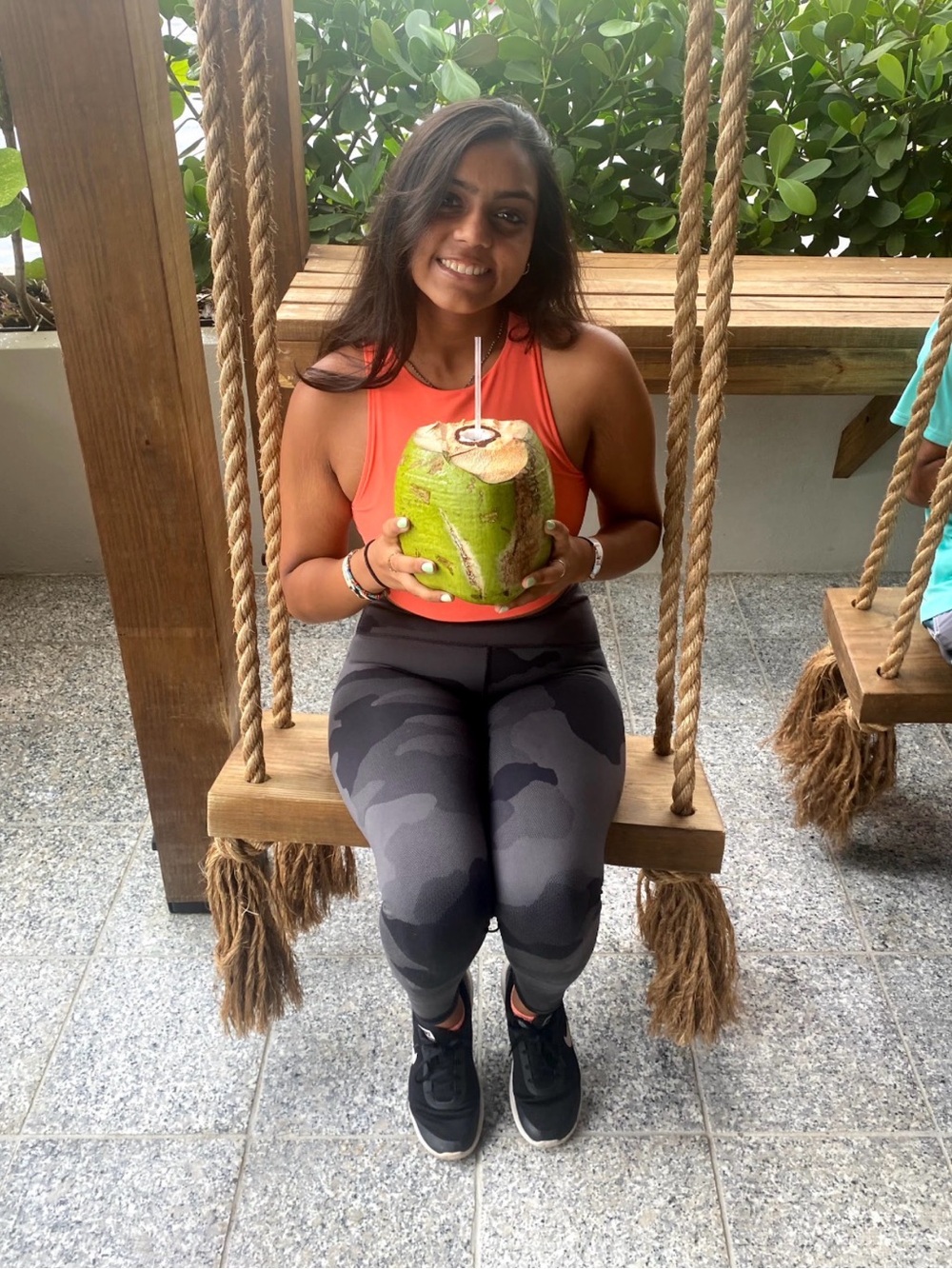 Coral Athletic Crop Tank Top